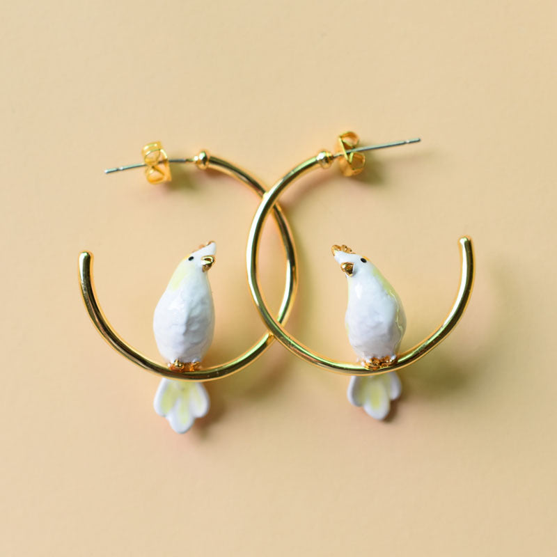 Enamel Cockatiel Set