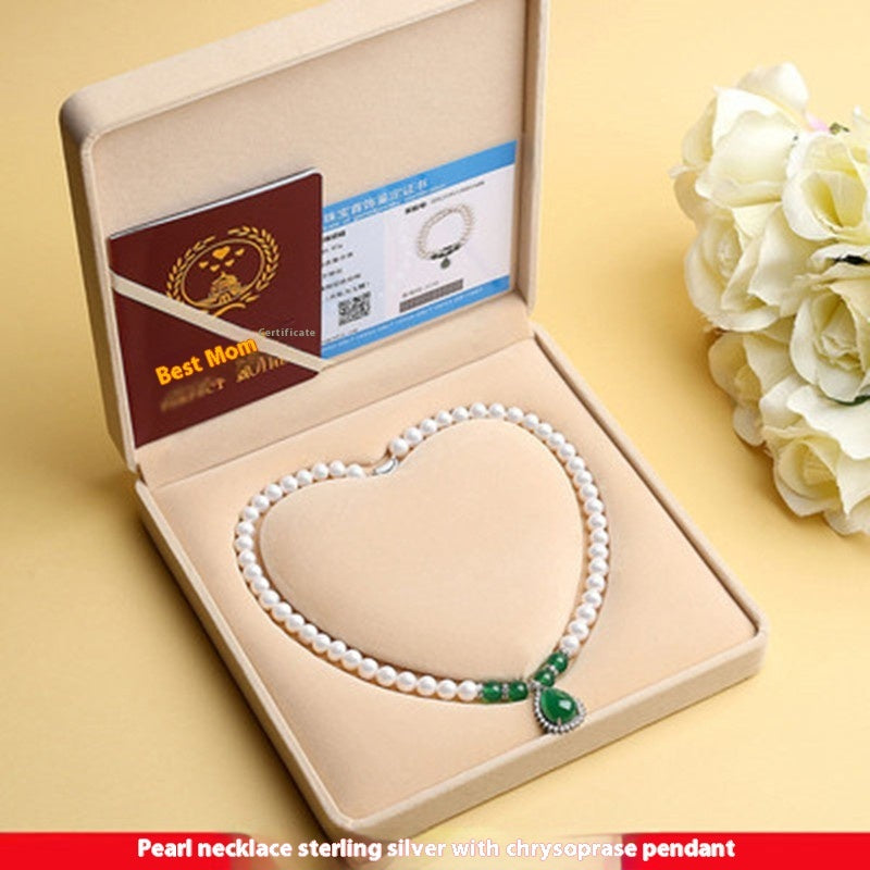 925 Silver Shell Pearl Necklace