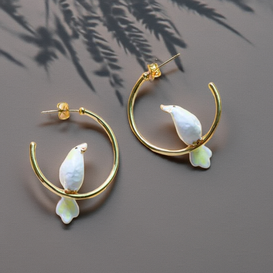 Enamel Cockatiel Set