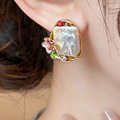 Irregular Pearl Earrings