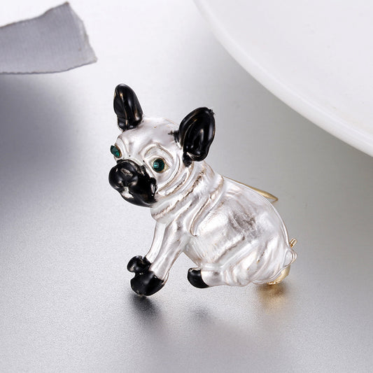 puppy brooch