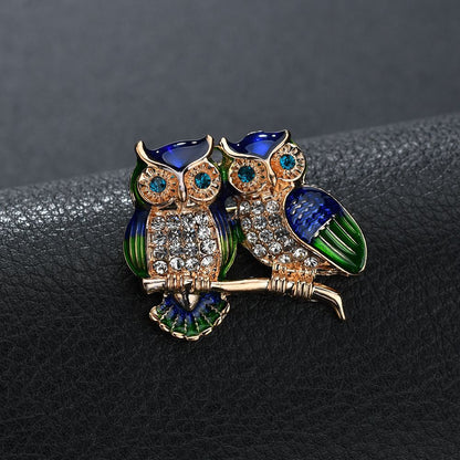 Fashion owl brooch