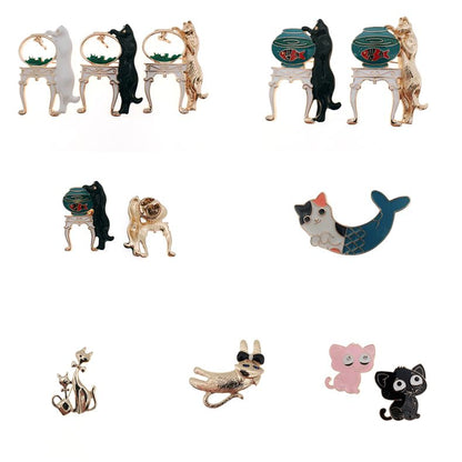 Cartoon Cat brooch