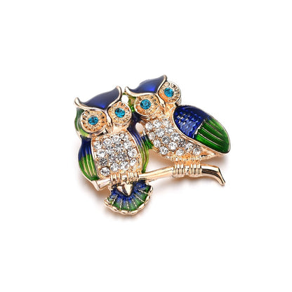 Fashion owl brooch