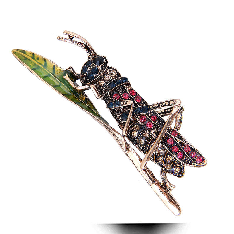 Grasshopper Brooch