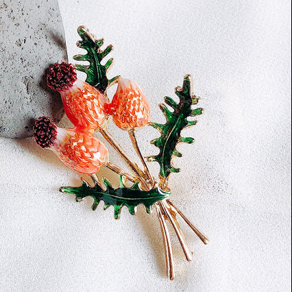 Imitation Enamel Brooch