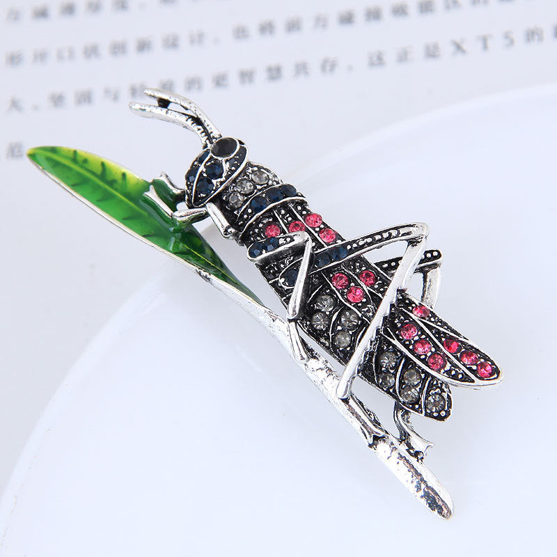 Grasshopper Brooch