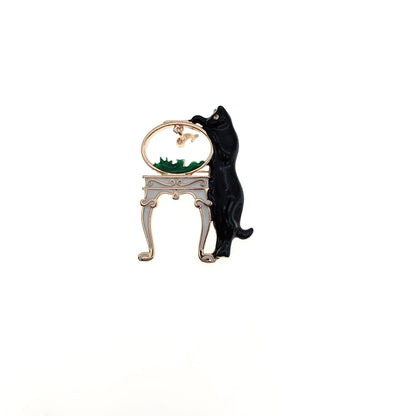 Cartoon Cat brooch