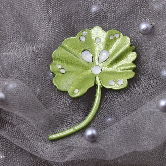 Lacquered Ladies Brooch