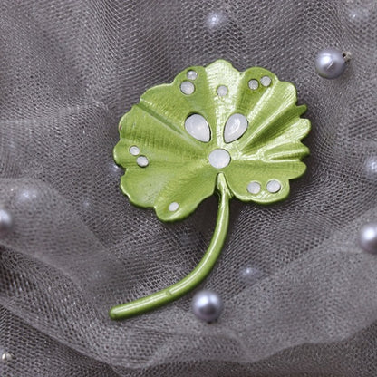 Lacquered Ladies Brooch