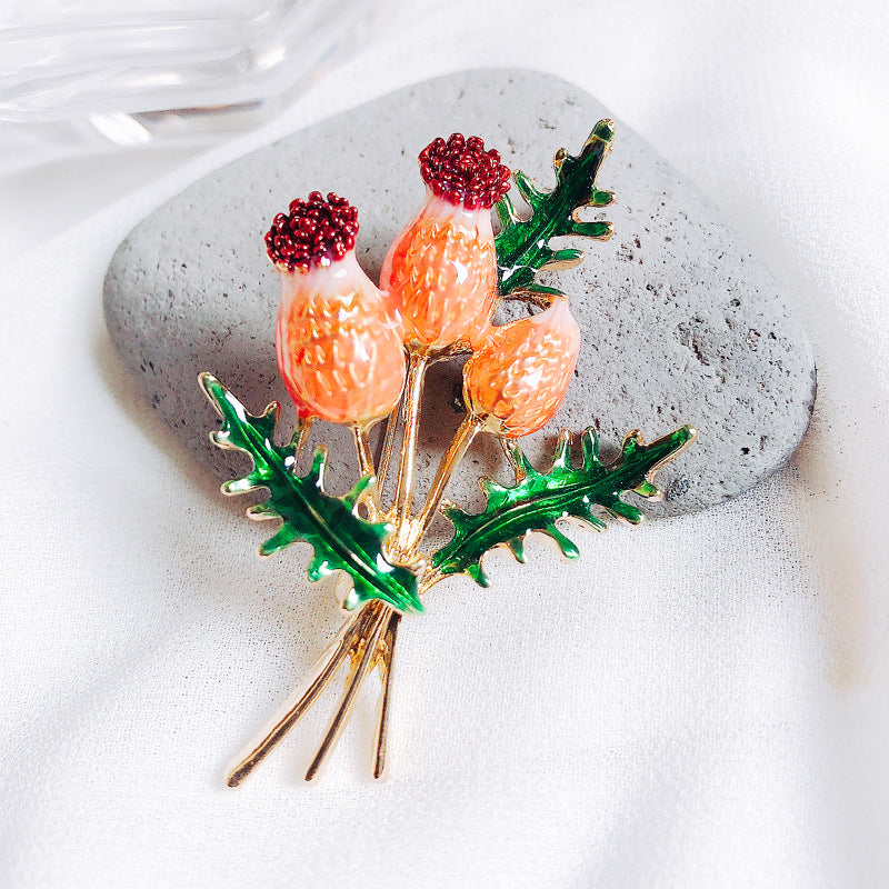 Imitation Enamel Brooch