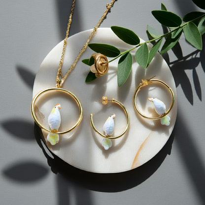 Enamel Cockatiel Set