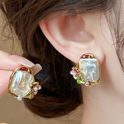 Irregular Pearl Earrings