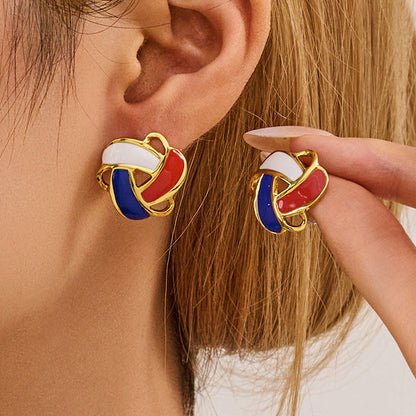 Rotating Flower Earrings