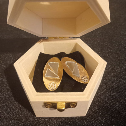 Earrings with Mirror